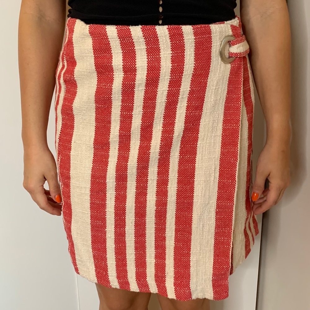 Free People bohemian wrap skirt